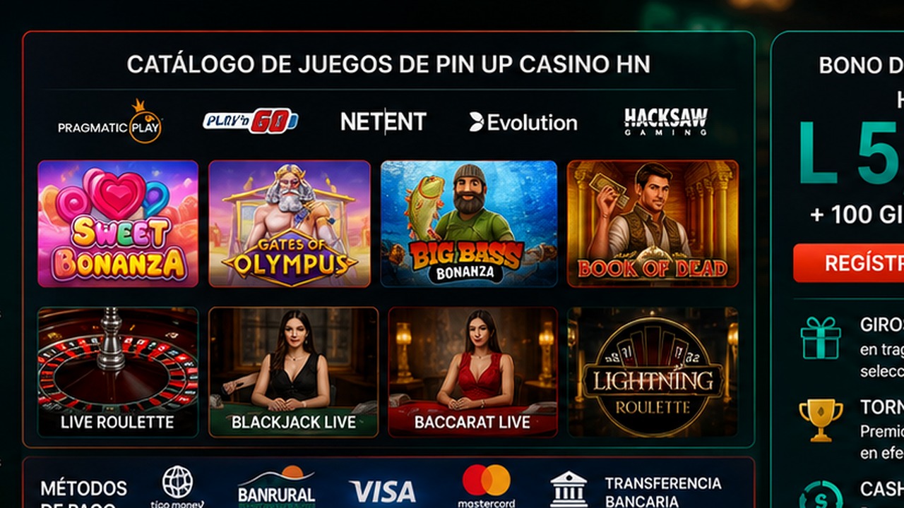 Pin Up Casino Honduras seguridad cuenta y acceso visual